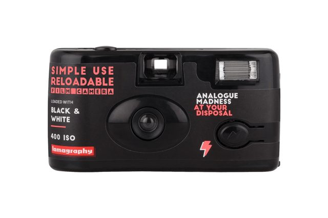 Shop Lomography Black & White 400 Simple Use Film Camera by lomography at Nelson Photo & Video