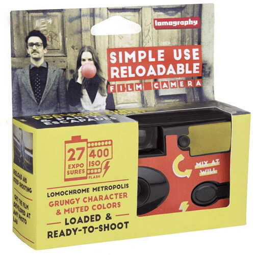 Shop Lomography LomoChrome Metropolis Simple Use Film Camera (27 Exposures) by lomography at Nelson Photo & Video