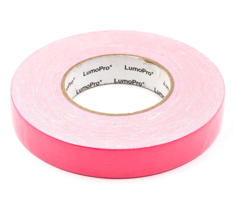 Lumopro Fluorescent Pink 1” X 55yd Gaffer Tape - Nelson Photo & Video