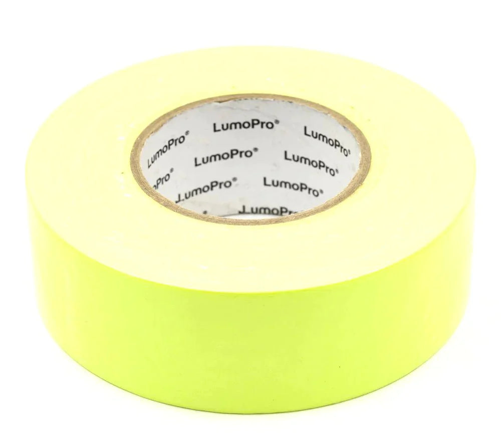 Lumopro Fluorescent Yellow 1” X 33’ Gaffer Tape - Nelson Photo & Video