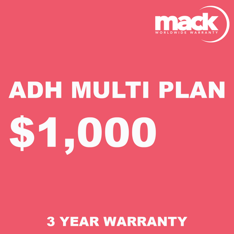 Shop MACK 3 Year ADH Multi Plan Warranty - Under $1,000 by Mack Worlwide Warranty at Nelson Photo & Video