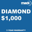 Shop MACK 3 Year Diamond Warranty - Under $1,000 by Mack Worlwide Warranty at Nelson Photo & Video