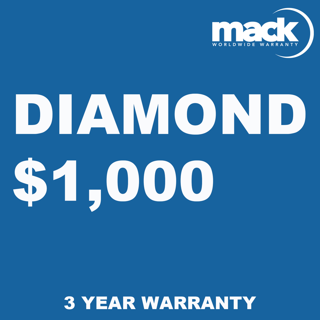 Shop MACK 3 Year Diamond Warranty - Under $1,000 by Mack Worlwide Warranty at Nelson Photo & Video