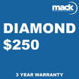 Shop MACK 3 Year Diamond Warranty - Under $250 by Mack Worlwide Warranty at Nelson Photo & Video