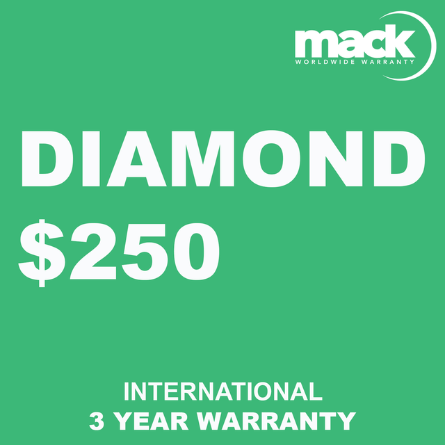 Shop MACK 3 Year Diamond Warranty - Under $250 (INTERNATIONAL) by Mack Worlwide Warranty at Nelson Photo & Video