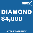 Shop MACK 3 Year Diamond Warranty - Under $4,000 by Mack Worlwide Warranty at Nelson Photo & Video