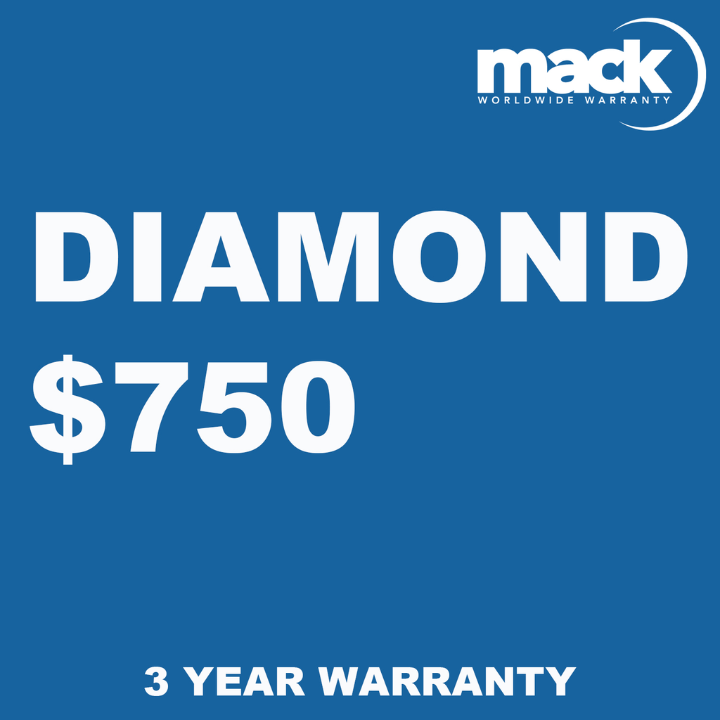 Shop MACK 3 Year Diamond Warranty - Under $750 by Mack Worlwide Warranty at Nelson Photo & Video