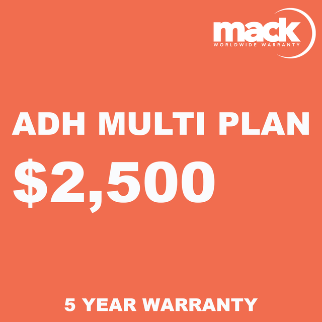 Shop MACK 5 Year ADH Multi Plan Warranty - Under $2,500 by Mack Worlwide Warranty at Nelson Photo & Video