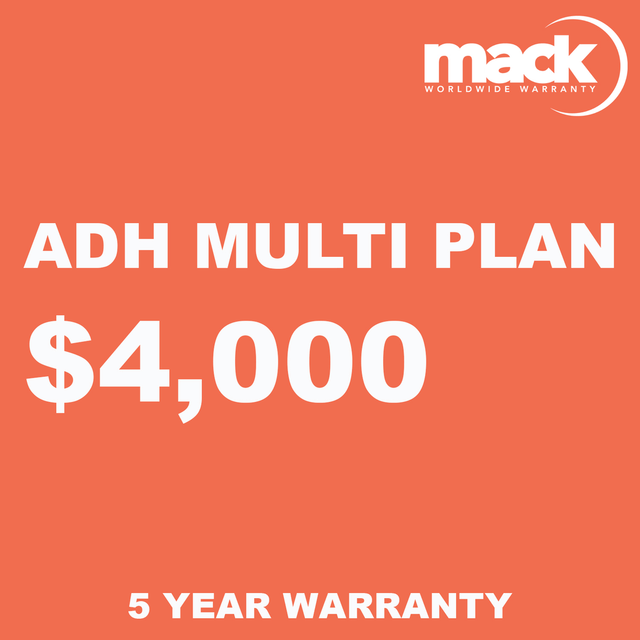 Shop MACK 5 Year ADH Multi Plan Warranty - Under $4,000 by Mack Worlwide Warranty at Nelson Photo & Video