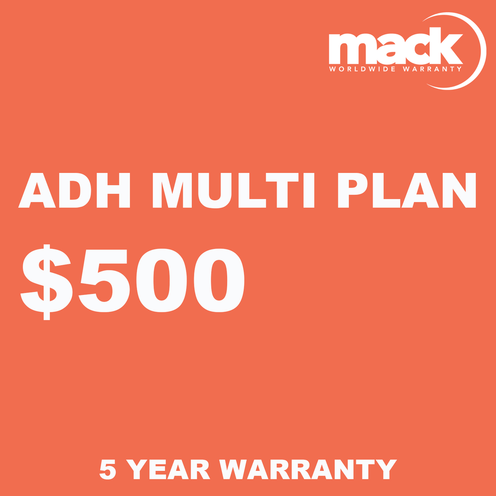 Shop MACK 5 Year ADH Multi Plan Warranty - Under $500 by Mack Worlwide Warranty at Nelson Photo & Video