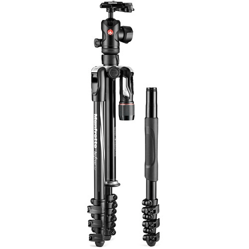 Shop Manfrotto Befree 2N1 Aluminum Tripod with 494 Ball Head (Lever Lock) by Manfrotto at Nelson Photo & Video