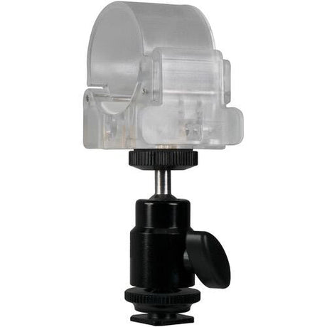 Nanlite Pavotube Transparent Polycarbonate Clip and Mini Ball Head with Hot Shoe Adapter - Nelson Photo & Video