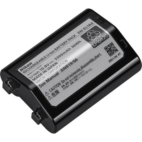Shop Nikon EN-EL18d Rechargeable Lithium-Ion Battery (10.8V, 3300mAh) by Nikon at Nelson Photo & Video