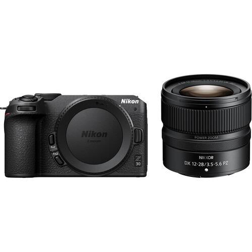 Nikon Z 30 DX-Format Mirrorless Camera Body with NIKKOR Z DX 12-28mm f/3.5-5.6 PZ VR Lens - Nelson Photo & Video