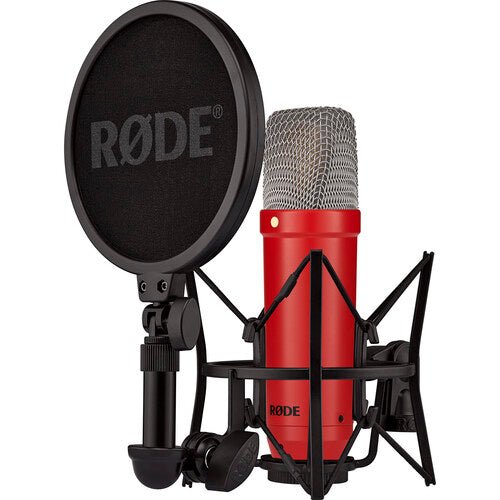 NT1 Signature Studio Condenser Microphone - Red - Nelson Photo & Video