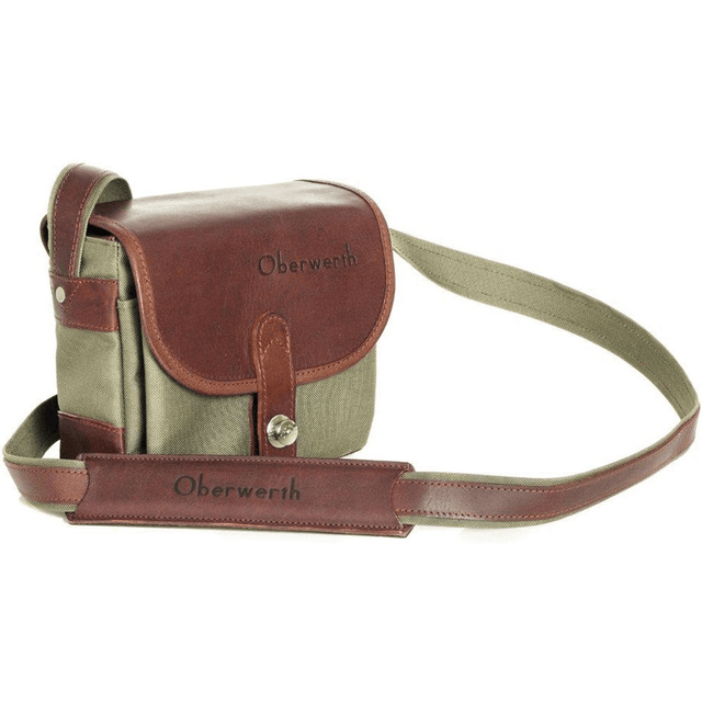 Shop Oberwerth Bayreuth Compact Camera Bag (Olive/Dark Brown) by Oberwerth at Nelson Photo & Video