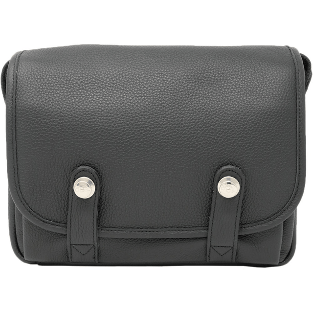 Shop Oberwerth Harry & Sally Leather Shoulder Camera Bag (Black with "L" Red Insert) by Oberwerth at Nelson Photo & Video