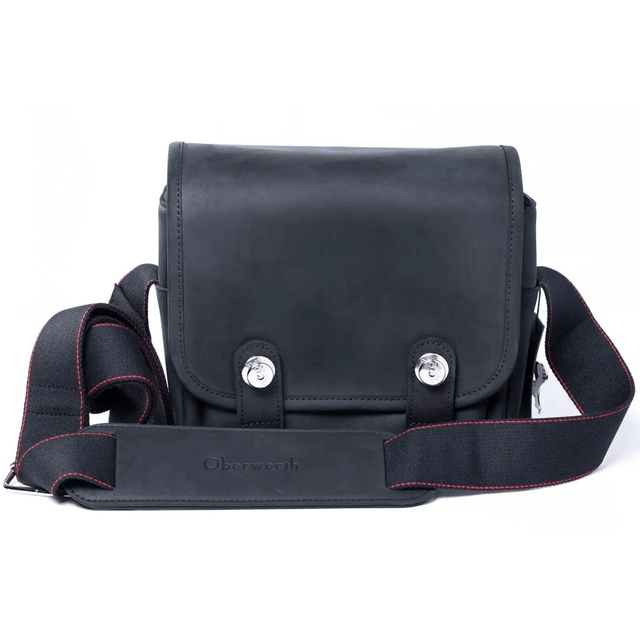 Shop Oberwerth The Q Bag for Leica Q1 or Q2 Camera (Black with Red Interior) by Oberwerth at Nelson Photo & Video