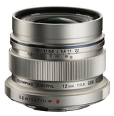 Shop Olympus M.Zuiko Digital ED 12mm f/2.0 Lens (Silver) by Olympus at Nelson Photo & Video