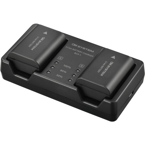 Shop OM SYSTEM SBCX-1 Lithium-Ion Battery and Charger Kit by Olympus at Nelson Photo & Video