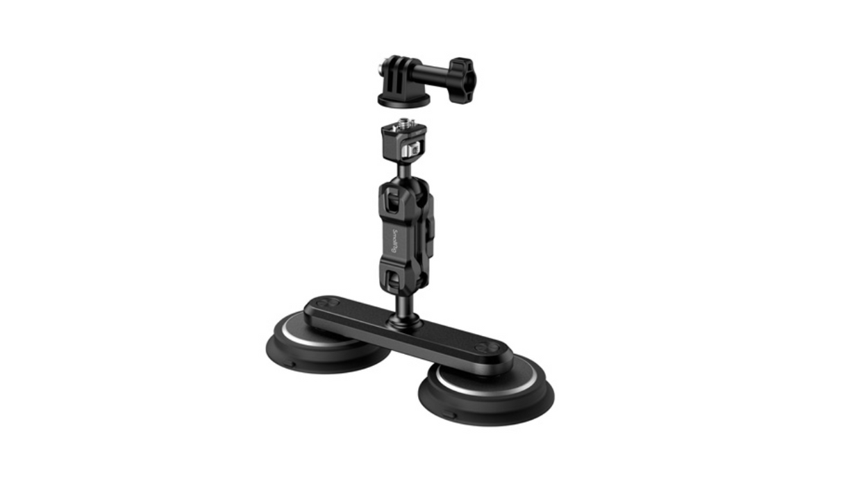 SmallRig Dual Magnetic Suction Cup Mounting Support Kit for Action Cameras