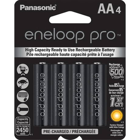 Shop Panasonic Eneloop Pro AA Batteries (4 Pack) by Promaster at Nelson Photo & Video