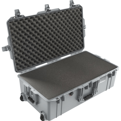 Pelican 1615AirWF Wheeled Hard Case with Foam Insert (Silver) - Nelson Photo & Video