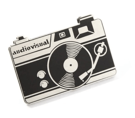 Photogenic Supply Co. Audiovisual Pin (Silver) - Nelson Photo & Video