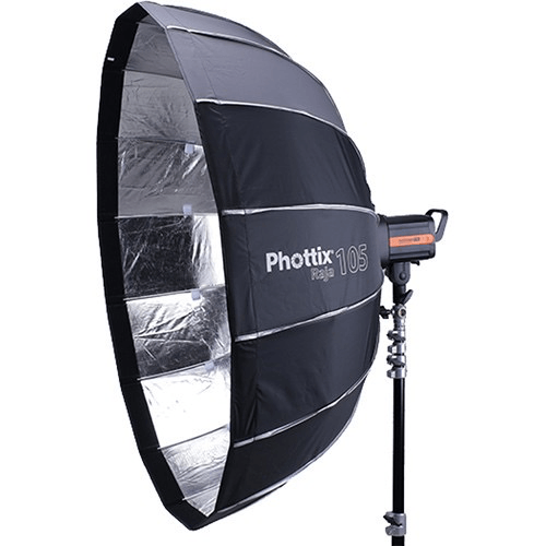 Shop Phottix Raja Parabolic Softbox (41") With Bowens Style S-mount by Phottix at Nelson Photo & Video
