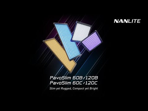 Nanlite PavoSlim 120B Bi-Color LED Panel with Quick-Open Softbox