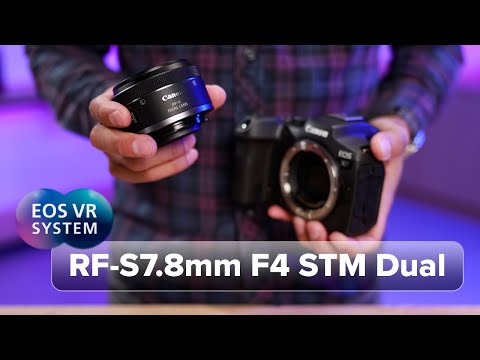 Canon RF-S 7.8mm f/4 STM Dual Lens