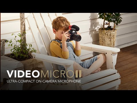 RODE VideoMicro II Ultracompact Camera-Mount Shotgun Microphone for Cameras and Smartphones