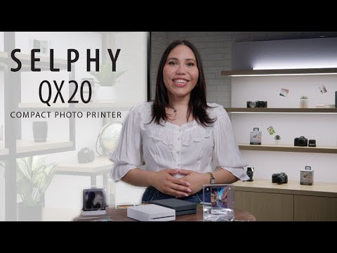 Canon SELPHY QX20 Compact Photo Printer (White)