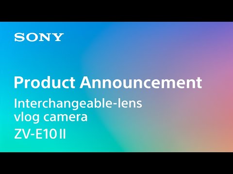 Sony ZV-E10 II Mirrorless Camera (Black)