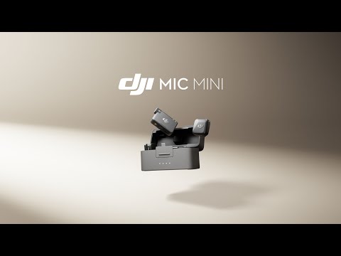 DJI Mic Mini Compact Wireless Microphone System for Camera & Smartphone (2.4 GHz)