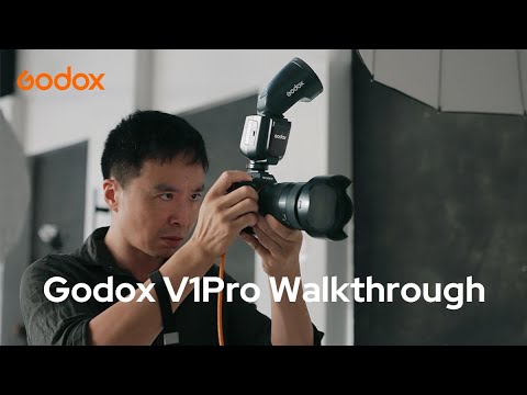 Godox V1Pro Round Head Camera Flash for Olympus/Panasonic