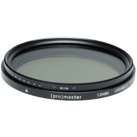 Shop Promaster 58mm Variable Neutral Density Lens Filter by Promaster at Nelson Photo & Video