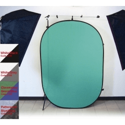 Shop Promaster 6x7 Pop-Up Background - Green/Blue by Promaster at Nelson Photo & Video