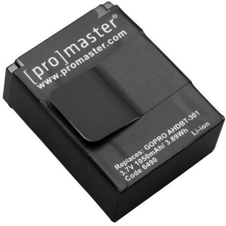 Shop Promaster AHDBT-301 Lithium Ion Battery for GoPro by Promaster at Nelson Photo & Video