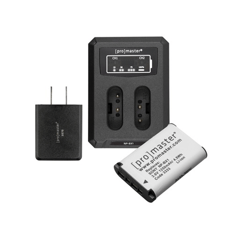 Shop Promaster Battery & Charger Kit for Sony NP-BX1 by Promaster at Nelson Photo & Video