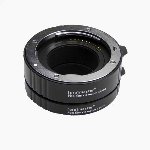 Shop ProMaster Extension Tube Set - Sony NEX by Promaster at Nelson Photo & Video