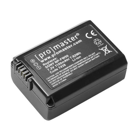 Shop Promaster NP-FW50 Lithium Ion Battery for Sony by Promaster at Nelson Photo & Video