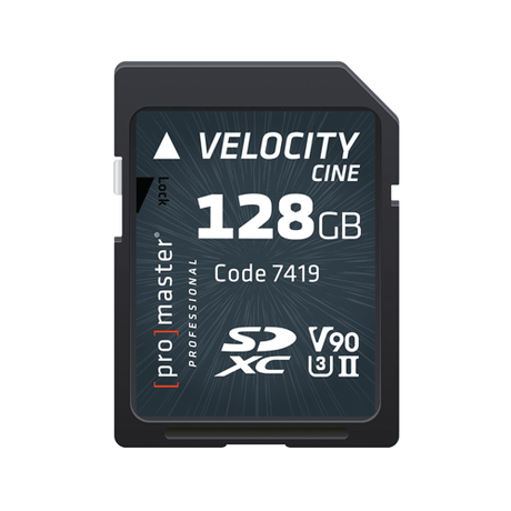 Shop Promaster SDXC 128GB Velocity CINE by Promaster at Nelson Photo & Video