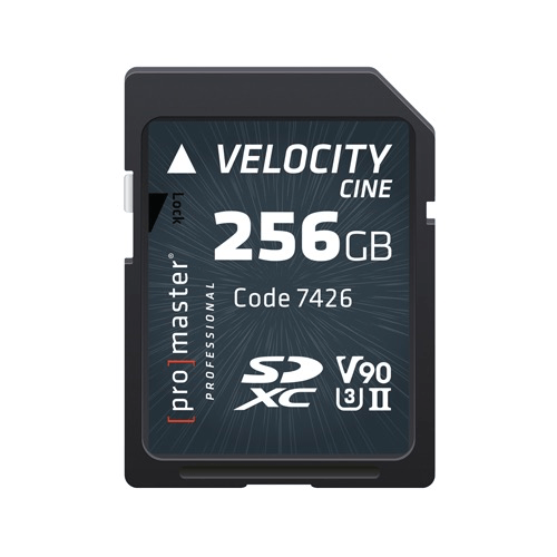 Shop Promaster SDXC 256GB Velocity CINE by Promaster at Nelson Photo & Video