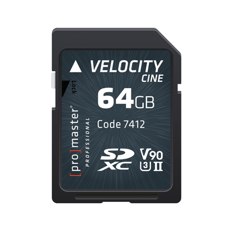 Shop Promaster SDXC 64GB Velocity CINE by Promaster at Nelson Photo & Video