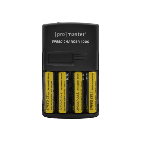 Shop ProMaster Speed Charger 1000 AA NiMH kit with 4 batteries by Promaster at Nelson Photo & Video