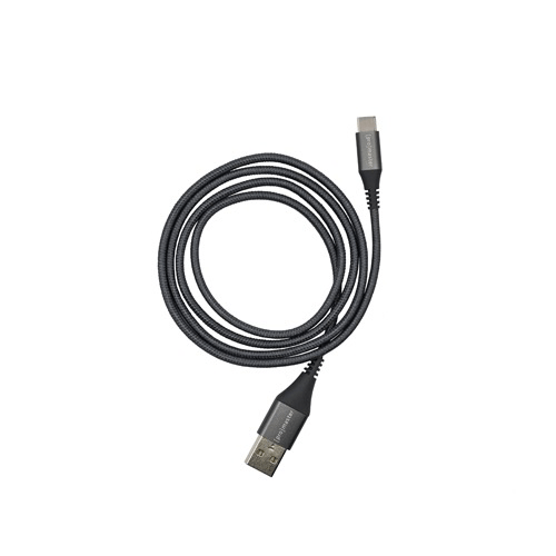 Shop Promaster USB-C to USB-A Braided Cable 1m - grey by Promaster at Nelson Photo & Video