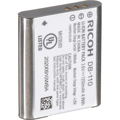 Ricoh DB-110 Rechargeable Lithium-Ion Battery (3.6V, 1350mAh - Nelson Photo & Video