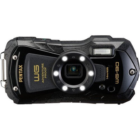 Ricoh Pentax WG-90 Digital Camera (Black) - Nelson Photo & Video