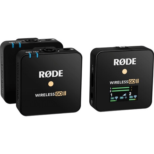 Shop Rode Wireless GO II 2-Person Compact Digital Wireless Microphone System/Recorder (2.4 GHz, Black) by Rode at Nelson Photo & Video